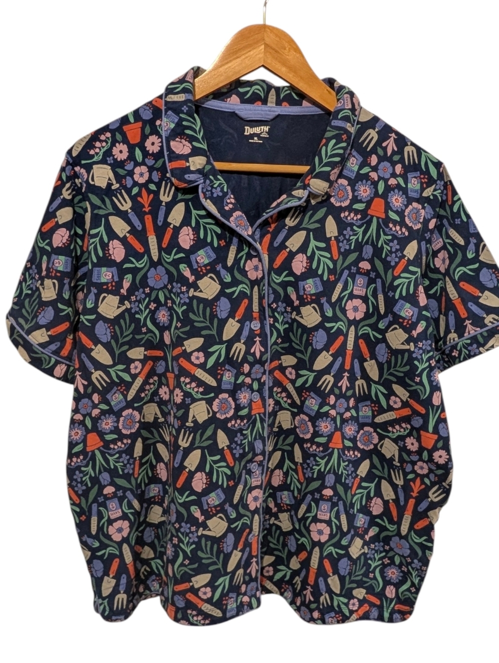 Duluth By Duluth Trading Co. Garden Print Pajama Set Size XL - Picture 3 of 12